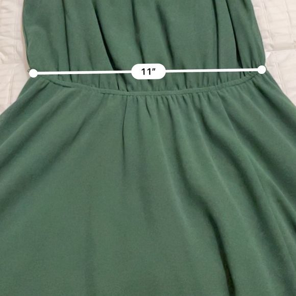 Baltic Born Victoria Off The Shoulder Maxi Dress size Small in hunter green - Picture 13 of 14